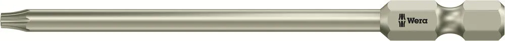 Wera 05071089001 3867/4 TORX® BO bits with bore hole, stainless, TX 10 x 89 mm