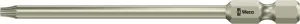 Wera 05071089001 3867/4 TORX® BO bits with bore hole, stainless, TX 10 x 89 mm
