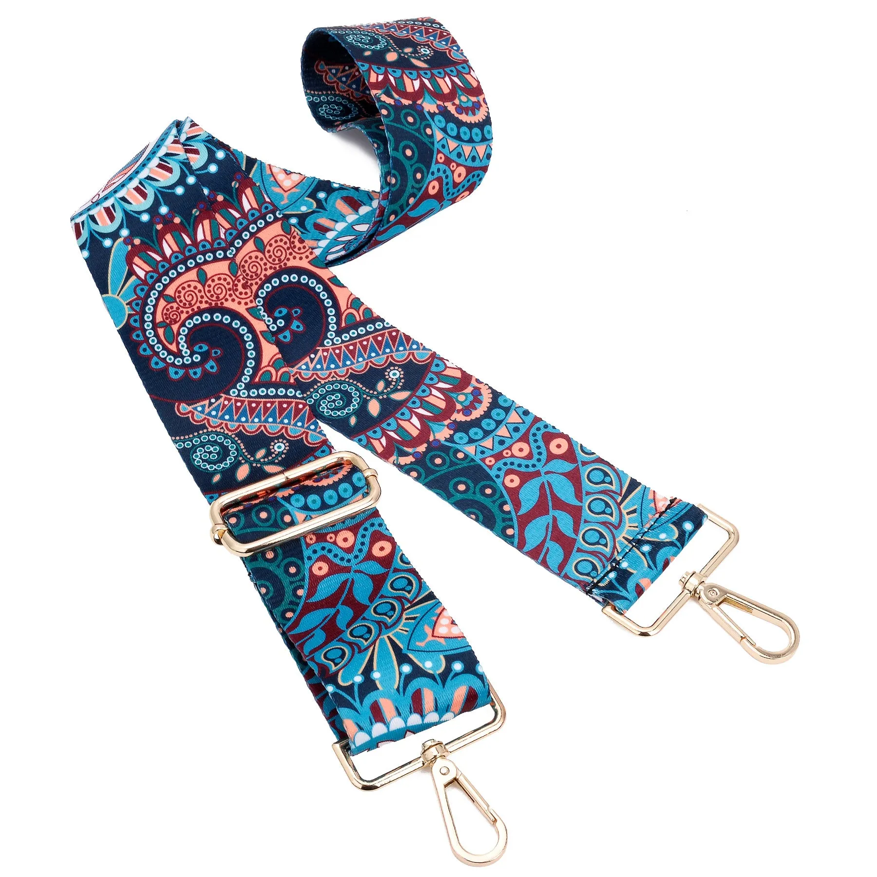 Wide Shoulder Strap Adjustable Replacement Belt Crossbody Canvas Bag Handbag (wide: 1.97"(5CM)