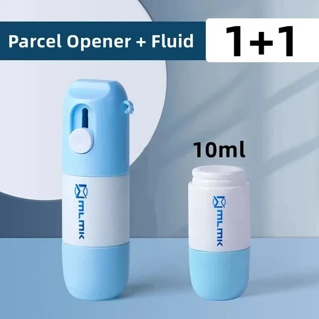 Wipe & Slice 2-in-1 Privacy Protection Fluid & Package Opening Safety Knife