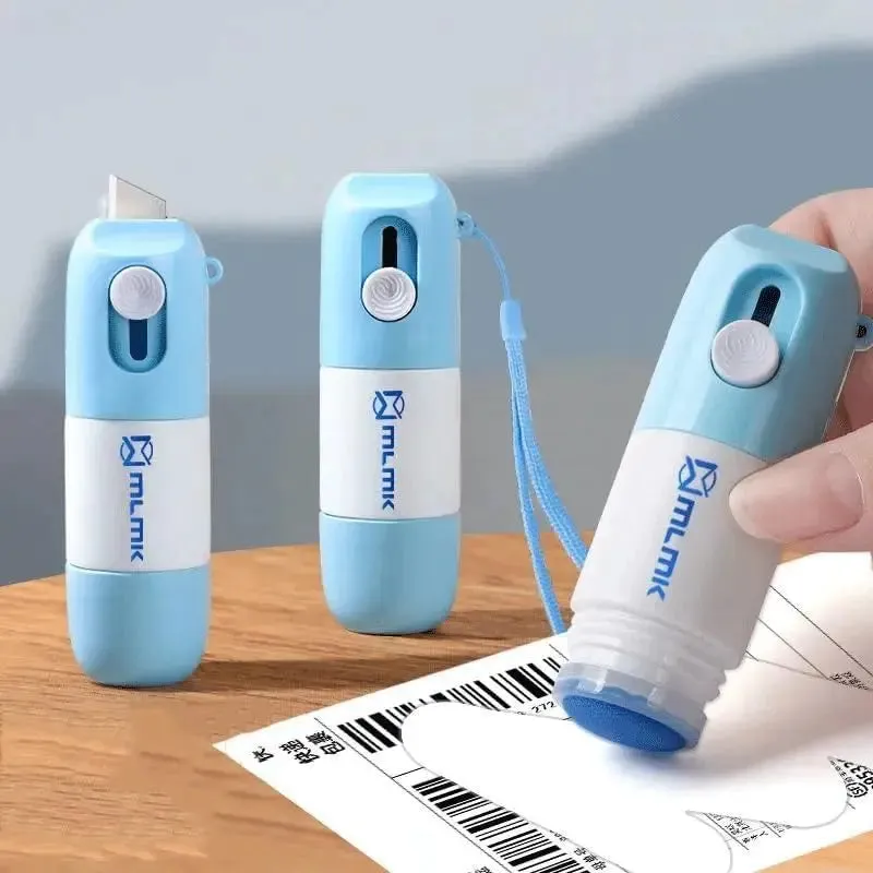 Wipe & Slice 2-in-1 Privacy Protection Fluid & Package Opening Safety Knife