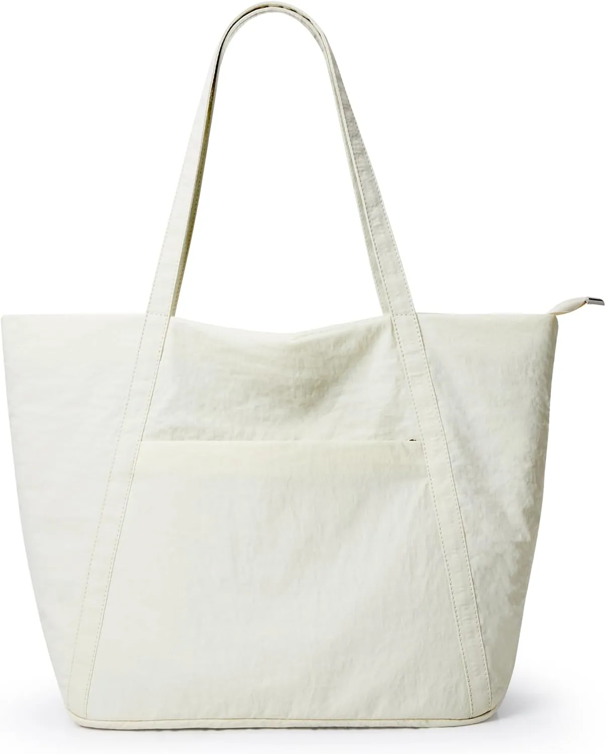 WLLWOO Large Gym Tote Bag for Women Sport Yoga, 24L Travel Beach Bag Lightweight Zipper Shoulder Handbag for Daily Work