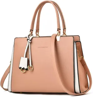 Women Elegant Handbag Classic Top-handle Purses Leather Tote Shoulder Satchels