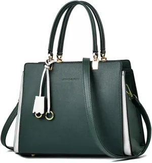 Women Elegant Handbag Classic Top-handle Purses Leather Tote Shoulder Satchels