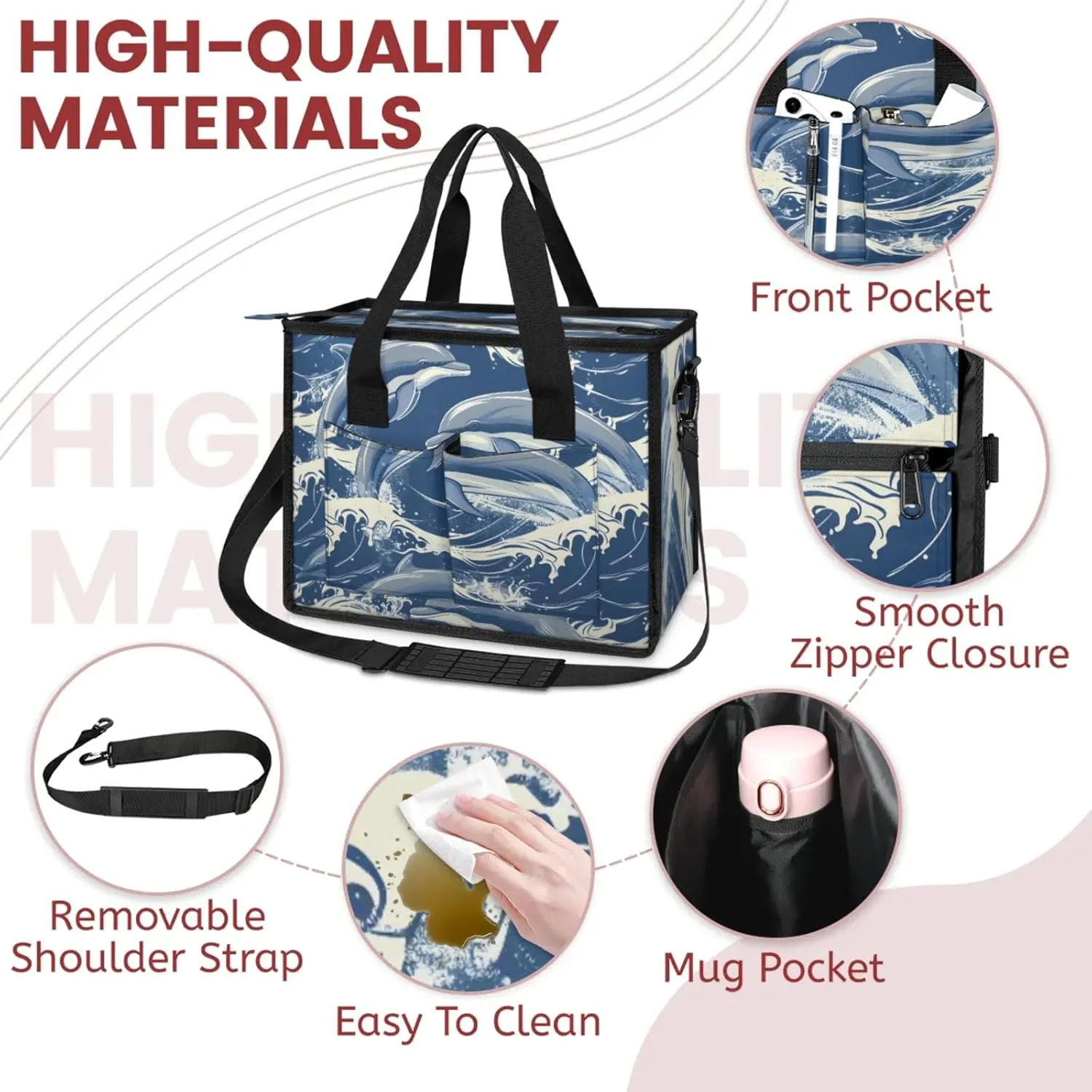 Women Fashion Tote Bag Wallet Shoulder Bags Set 3PCS Top Handle Satchel Purse Large Zippered Handbag Daily Use
