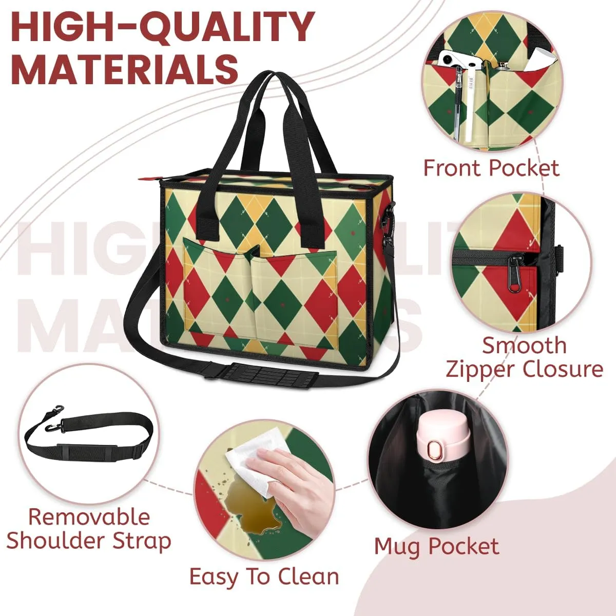 Women Fashion Tote Bag Wallet Shoulder Bags Set 3PCS Top Handle Satchel Purse Large Zippered Handbag Daily Use