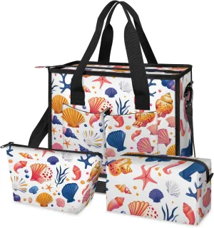 Women Fashion Tote Bag Wallet Shoulder Bags Set 3PCS Top Handle Satchel Purse Large Zippered Handbag Daily Use