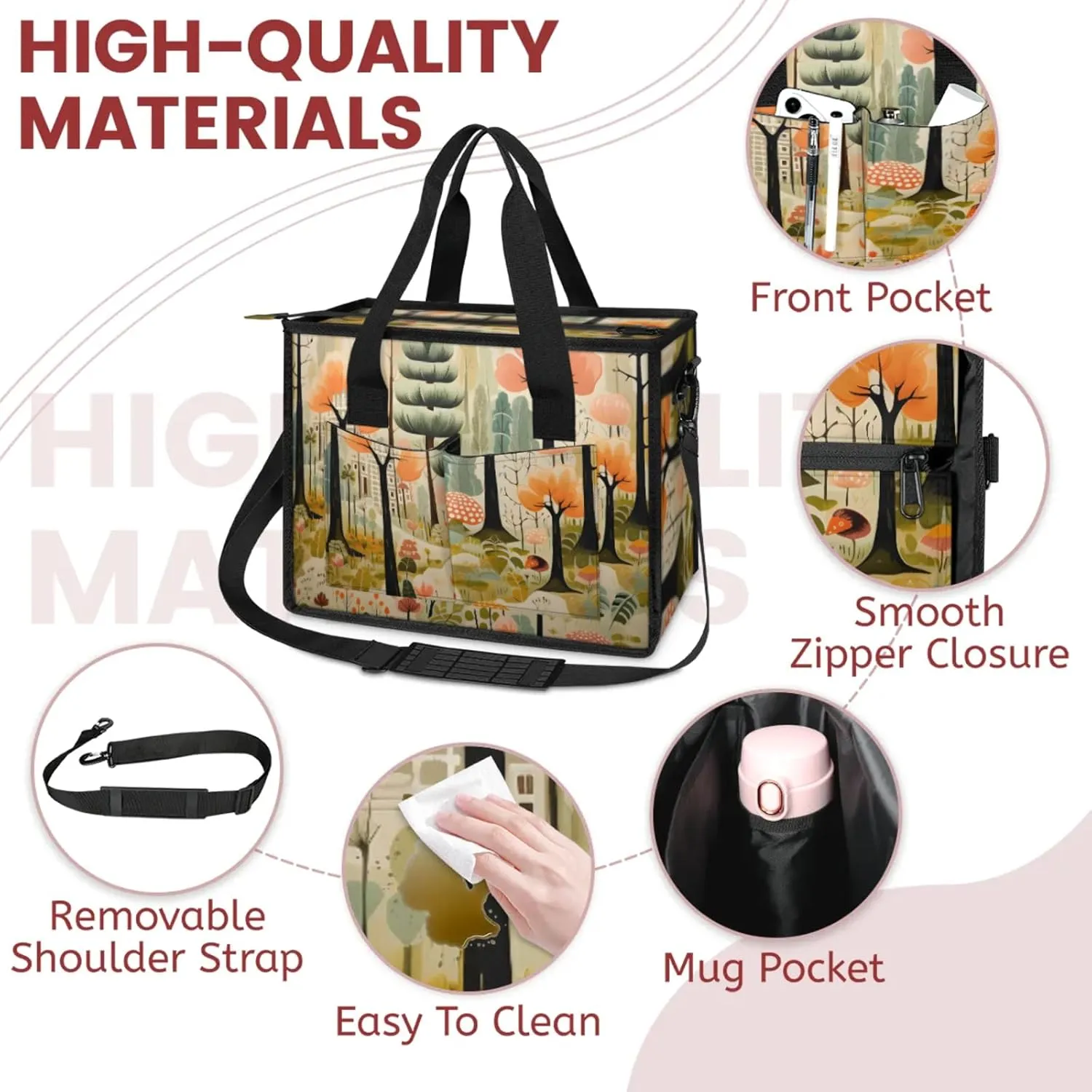 Women Fashion Tote Bag Wallet Shoulder Bags Set 3PCS Top Handle Satchel Purse Large Zippered Handbag Daily Use