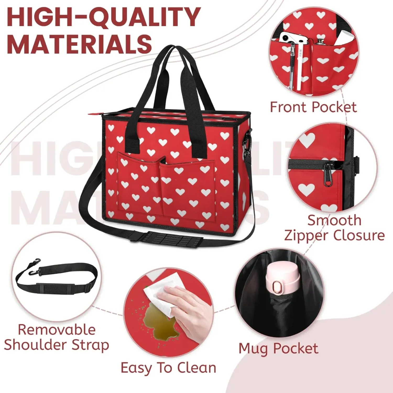 Women Fashion Tote Bag Wallet Shoulder Bags Set 3PCS Top Handle Satchel Purse Large Zippered Handbag Daily Use
