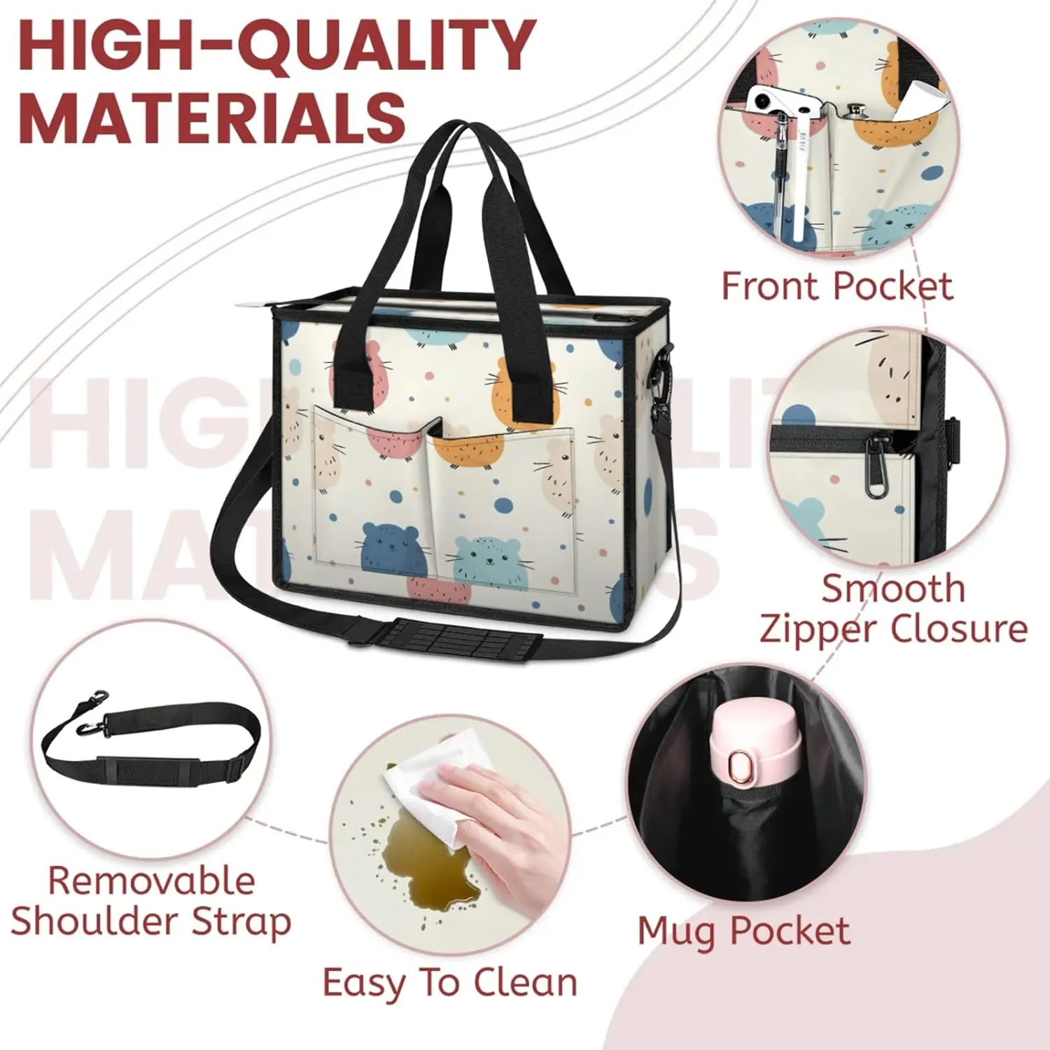 Women Fashion Tote Bag Wallet Shoulder Bags Set 3PCS Top Handle Satchel Purse Large Zippered Handbag