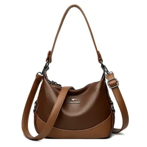 Women'Leather High-Quality Handbag Luxury Designer Shoulder Crossbody Modern Bag