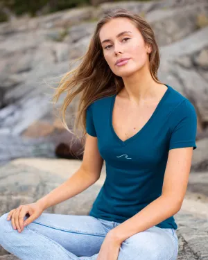 Women's Eco Ocean T-Shirt in Ocean Green