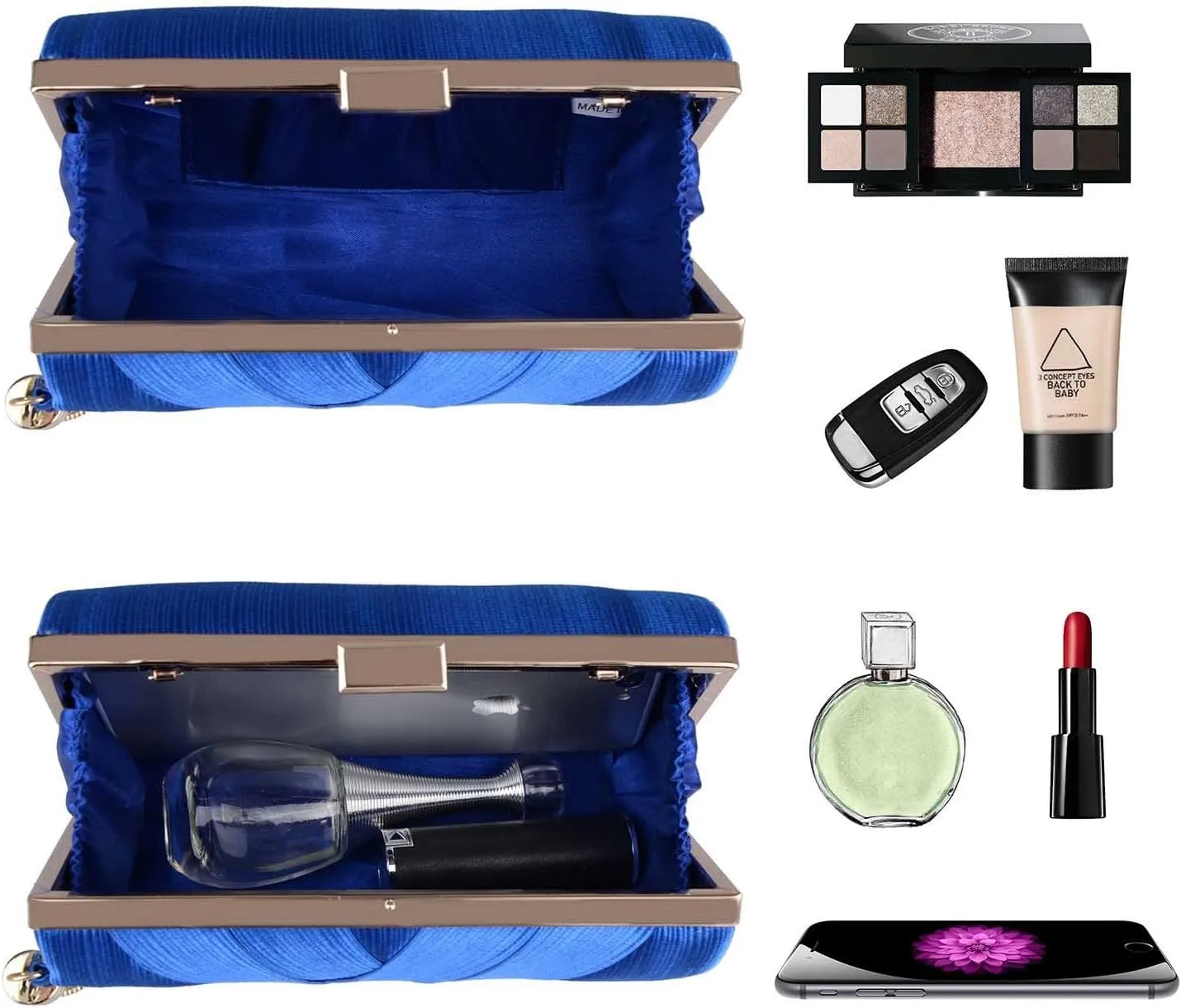 Women's Elegant Tassel Evening Bag Clutch Purse for Bride Wedding Prom Night Out Party