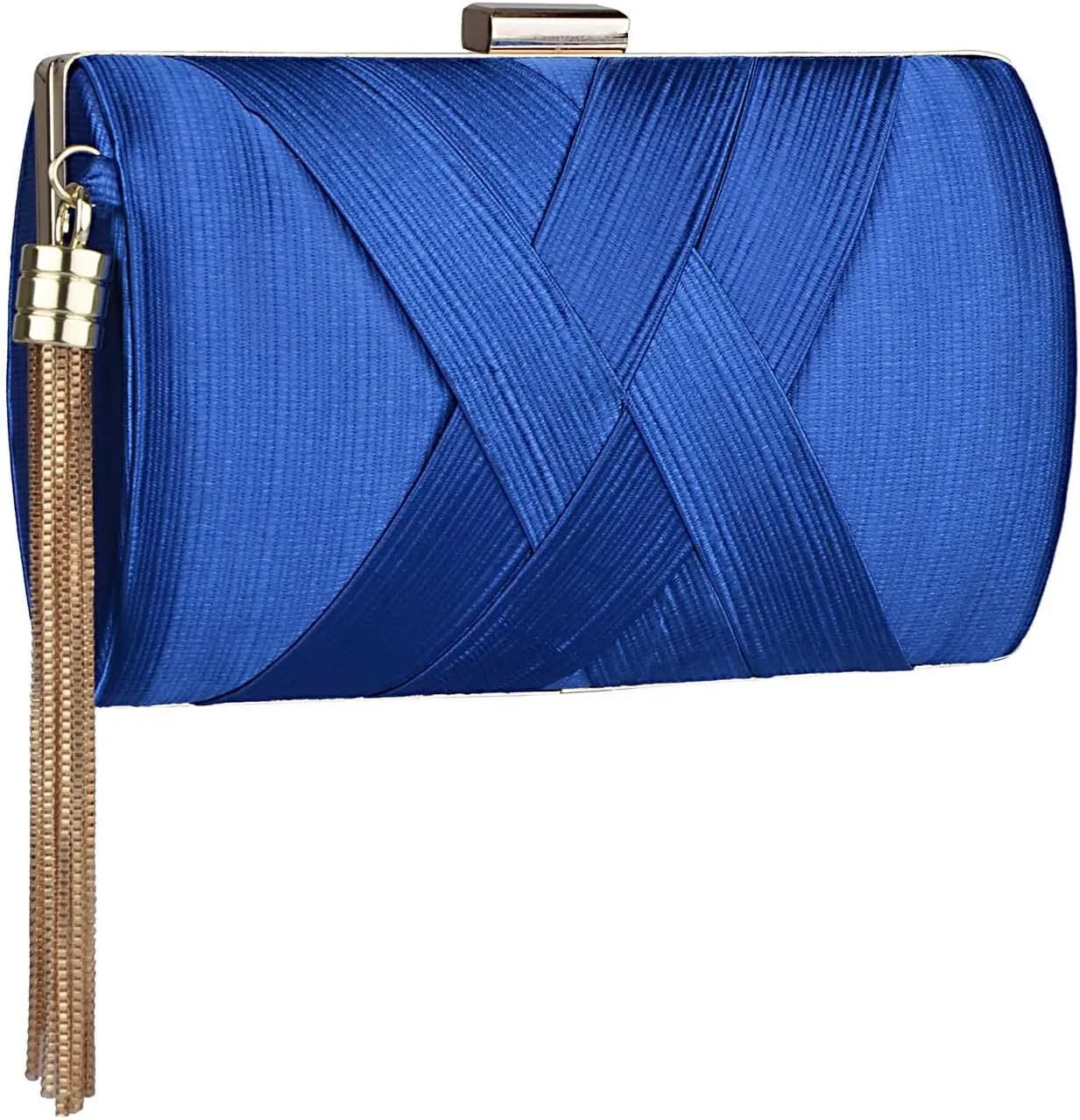 Women's Elegant Tassel Evening Bag Clutch Purse for Bride Wedding Prom Night Out Party