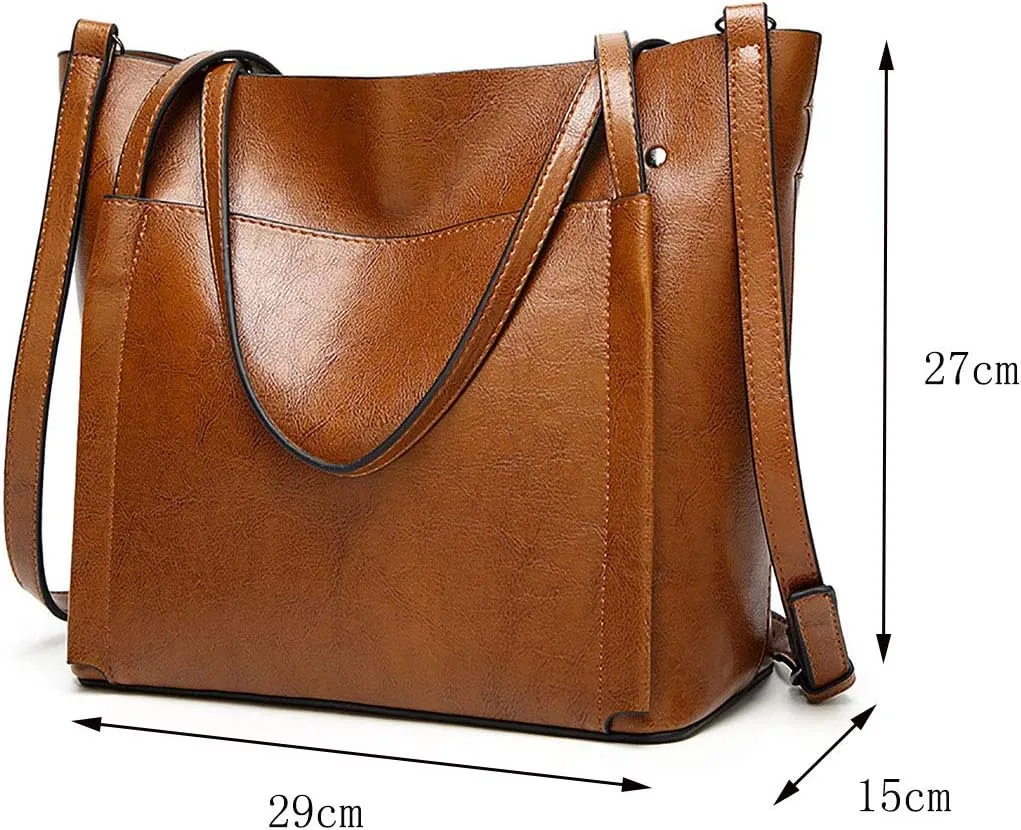 Women's PU Leather Purses and Handbags Satchel Tote Shoulder Bag Crossbody bag