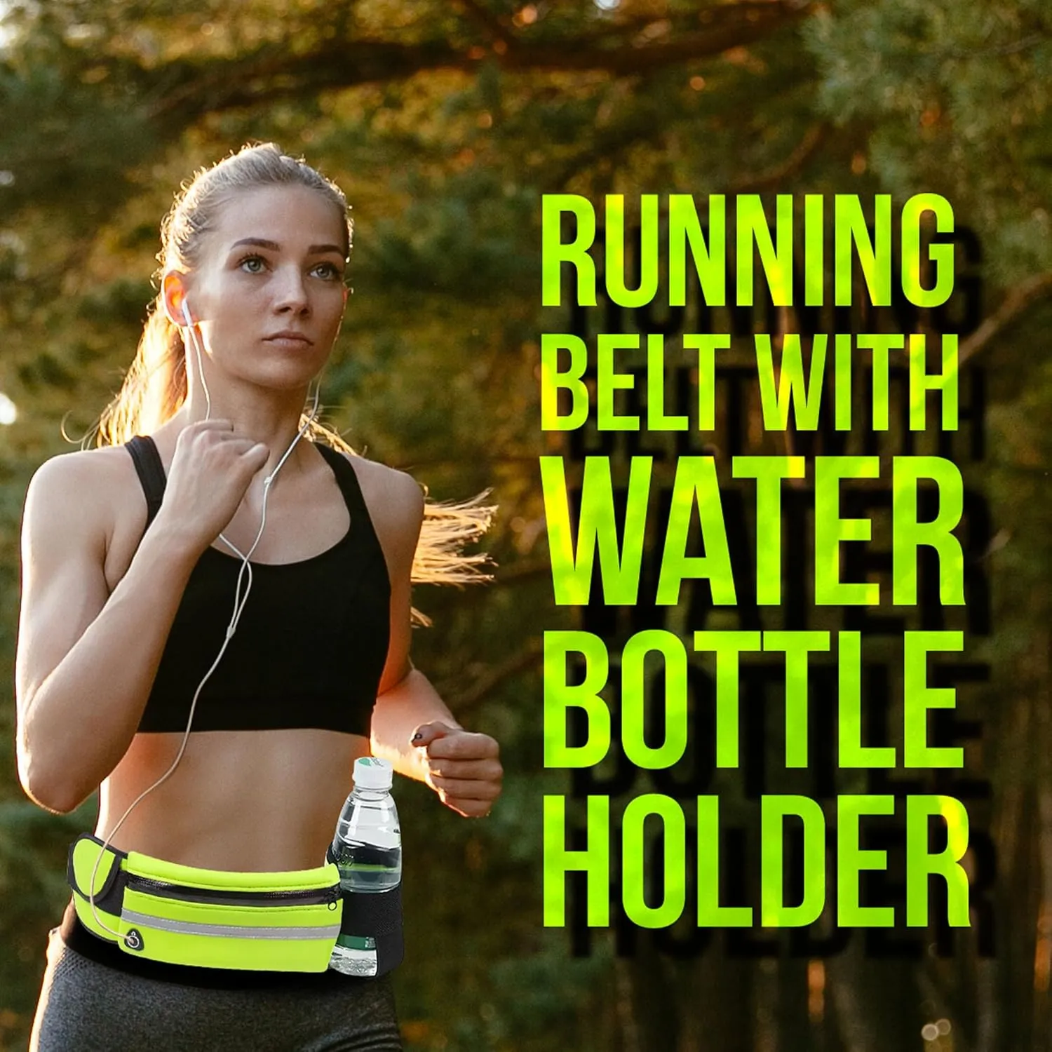 Women's Running Fanny Pack - Slim, Sporty Waist Belt Bag with Phone Holder, Ideal for Runners - Comfortable and Stylish Running Belt for Men and Women