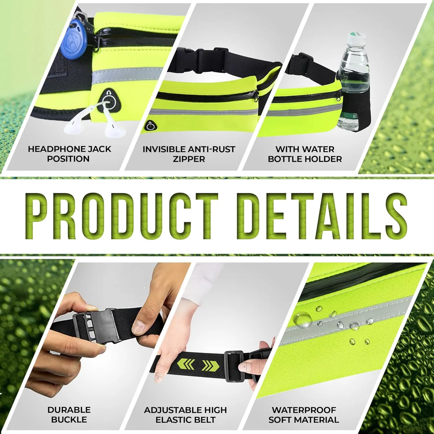 Women's Running Fanny Pack - Slim, Sporty Waist Belt Bag with Phone Holder, Ideal for Runners - Comfortable and Stylish Running Belt for Men and Women