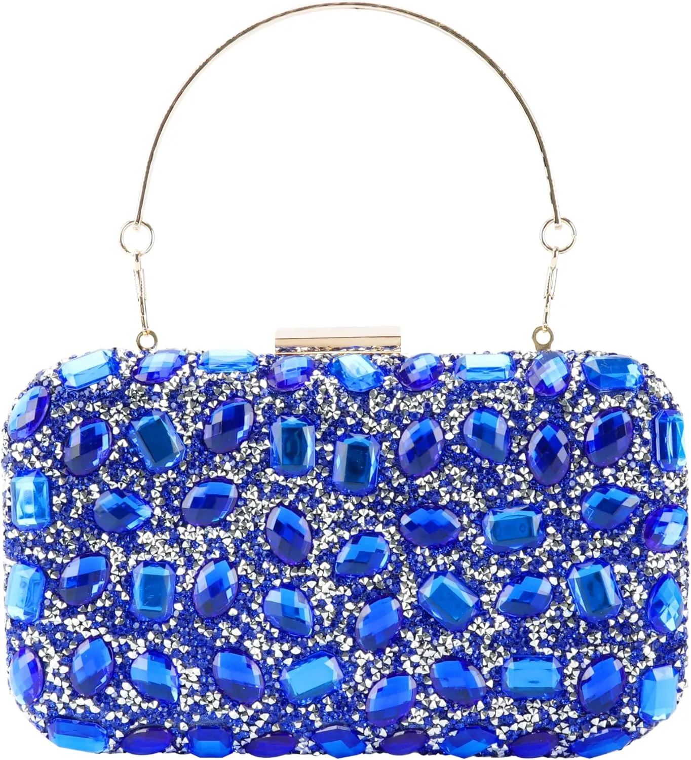 Womens Sparkly Rhinestone Sequin Glitter bag Clutch Evening Handbag Shoulder Bags Purse for Wedding Party Prom