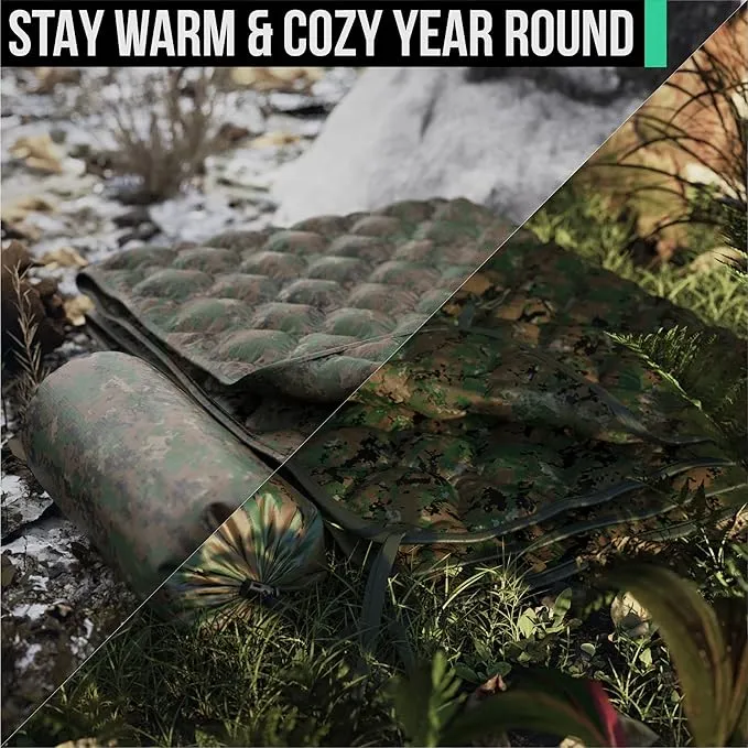 Woobie Blanket Poncho Liner Army & Military Blanket | Insulated Thermal Camping Blanket | USGI, Waterproof Army Gear & Military Gear