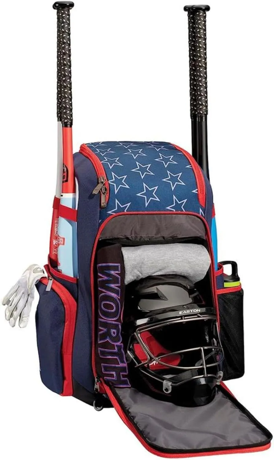 Worth | PRO Backpack Equipment Bag | Slowpitch Softball | Multiple Styles