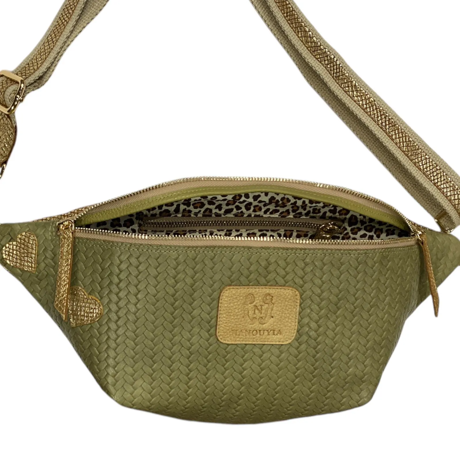 XL SAGE GREEN STATEMENT BELT BAG