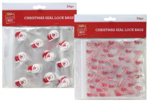 Xmas Loot Bags (17x15cm) 24PK - Shaped