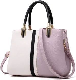 YAQUNICER Women PU Leather Handbags Tote Shoulder Bags Top Satchel Purses