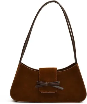 YFGBCX Small Shoulder Bag for Women - Fall Suede Handbag Purse