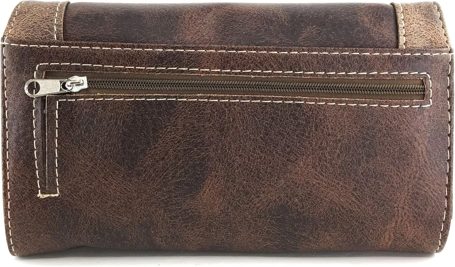 Zelris Spring Bloom Western Cross Women Crossbody Wrist Trifold Wallet